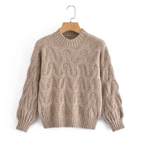 Women's Crew Neck Pullover Sweater