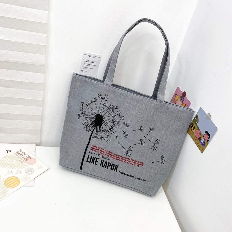 New Cartoon Canvas Printed Women's Shoulder Bag