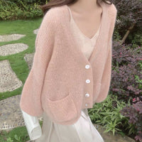 Women's Forest Loose Knitted Cardigan Sweater