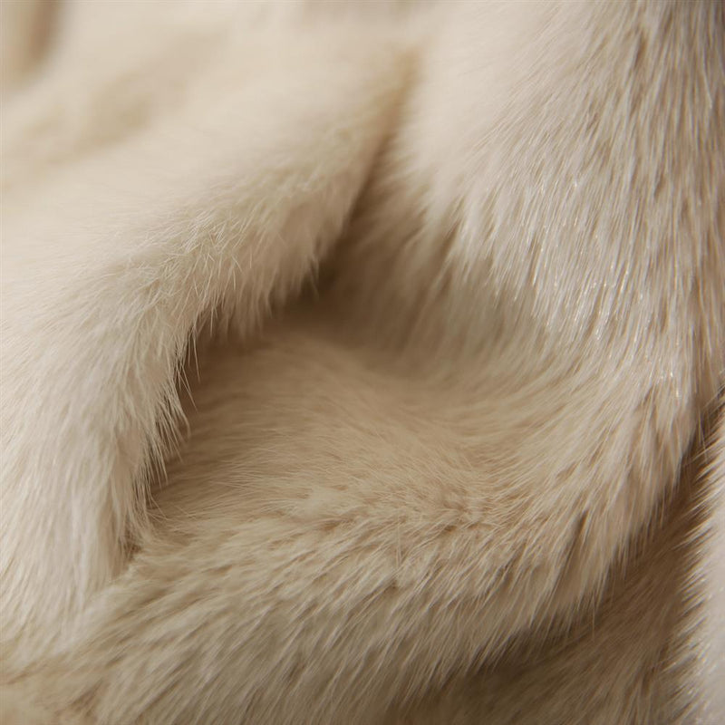 Women's Leisure Simple Mink Fur Coat