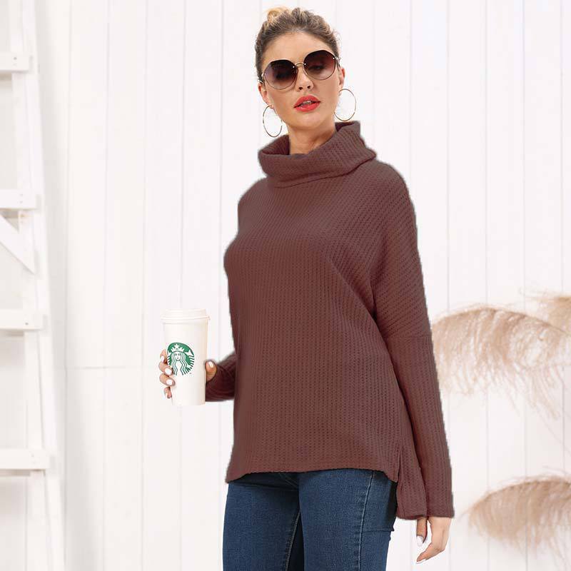 Fashion High Collar Women's Sweater