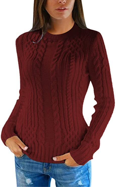 Women's High-neck Fashion Slim-fit Sweater Top