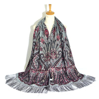 Printed Tassel Long Scarf Travel Ethnic Style Shawl