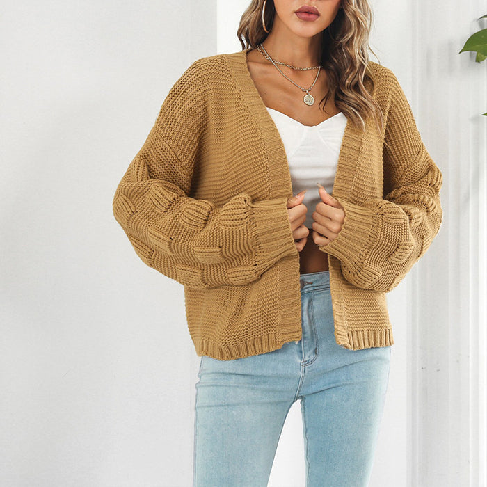 Women's Knitted Cardigan Casual Retro