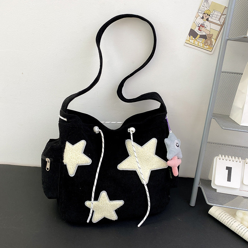 Cute Wild Casual Five-pointed Star Crossbody Bag