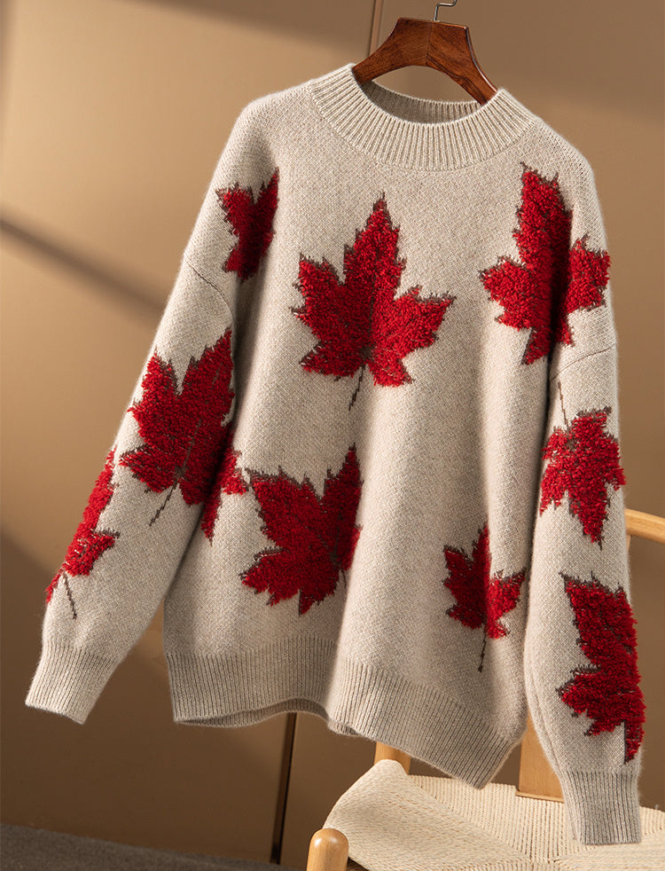 Autumn And Winter Cashmere Sweater Women's