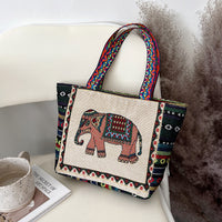 Ethnic Embroidery Handbag Literary Simplicity