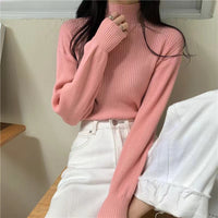 Lazy Outer Wear Women's Bottoming Knitted Sweater