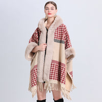 Knitted Cardigan Coat Cloak Shawl