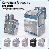 Foldable Fashion Breathable Pet Backpack For Going Out