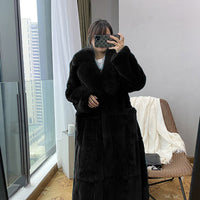 Faux Fur Coat Women's Mid-length Coat Europe And America