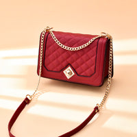 One-Shoulder Portable Diagonal Cross-Embroidered Handbags