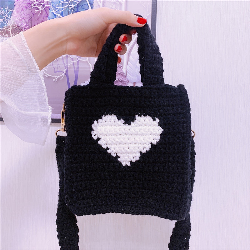 One-shoulder Messenger Cute Woolen Women's Bag