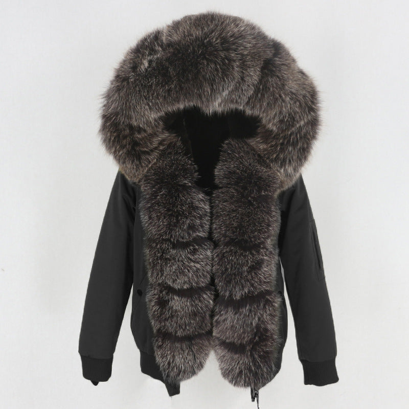 Parka Thick Raccoon Fur Liner Jacket Fur