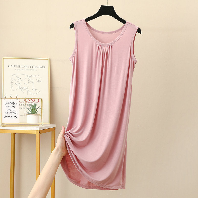 Women's Summer Thin Loose Modal Shift Dress