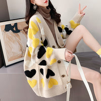 Autumn And Winter Thick Fashion Long Sweater Cardigan