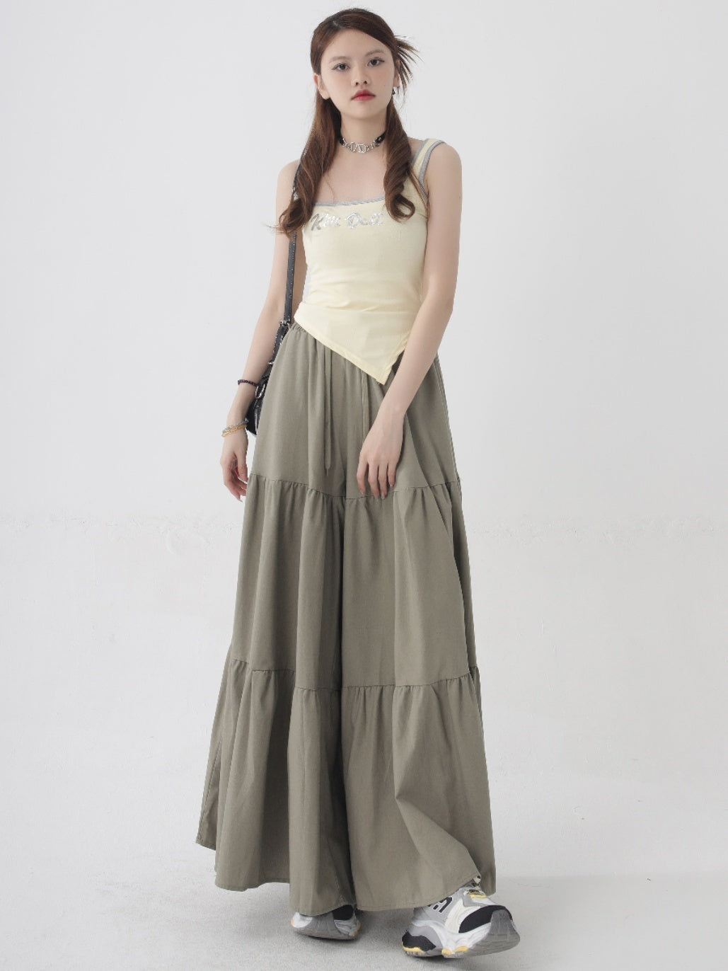 High Waist Straight Casual Women Plus Size Loose Wide Leg Pants