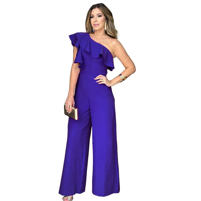 Loose Straight Temperament Women's Jumpsuit