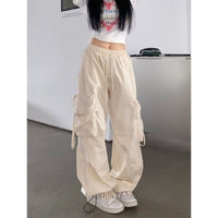 Loose Design Casual Mopping American Retro Trousers Women