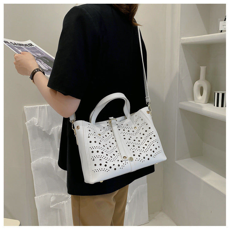 Cutout Crossbody Child And Mother Tote Shoulder Bag