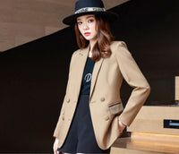 Ins Style Special-interest Design Fashionable Sweet Double Breasted Coat