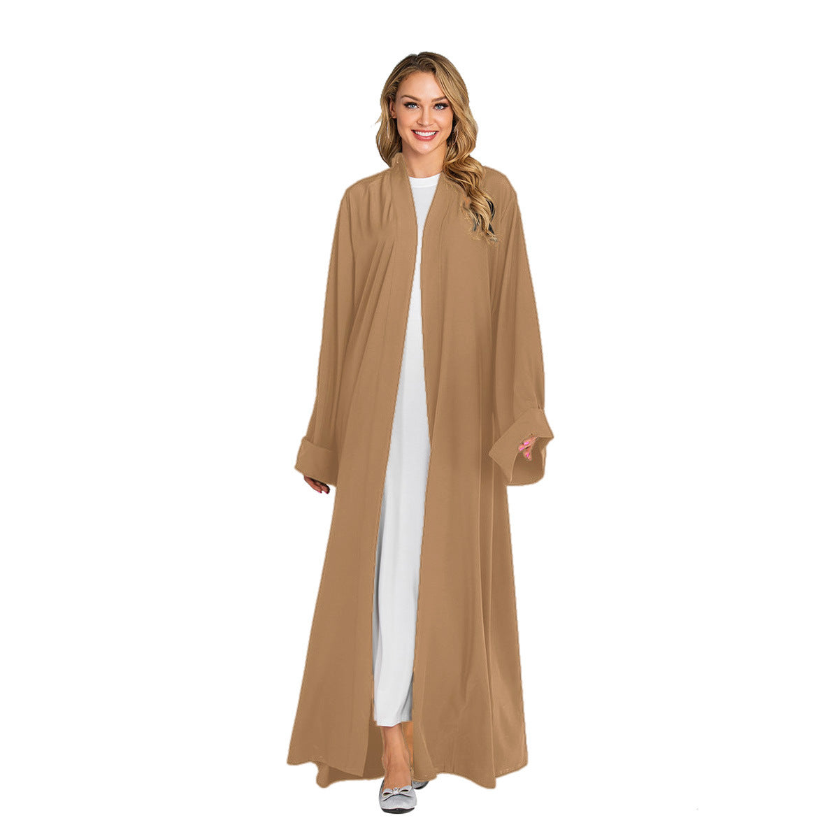 Robe Popular Clean Color Cardigan