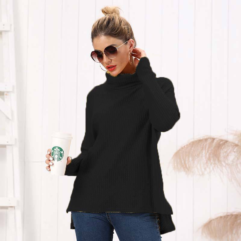 Fashion High Collar Women's Sweater