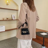 Autumn And Winter Fashion Fold Portable Small Square Bag