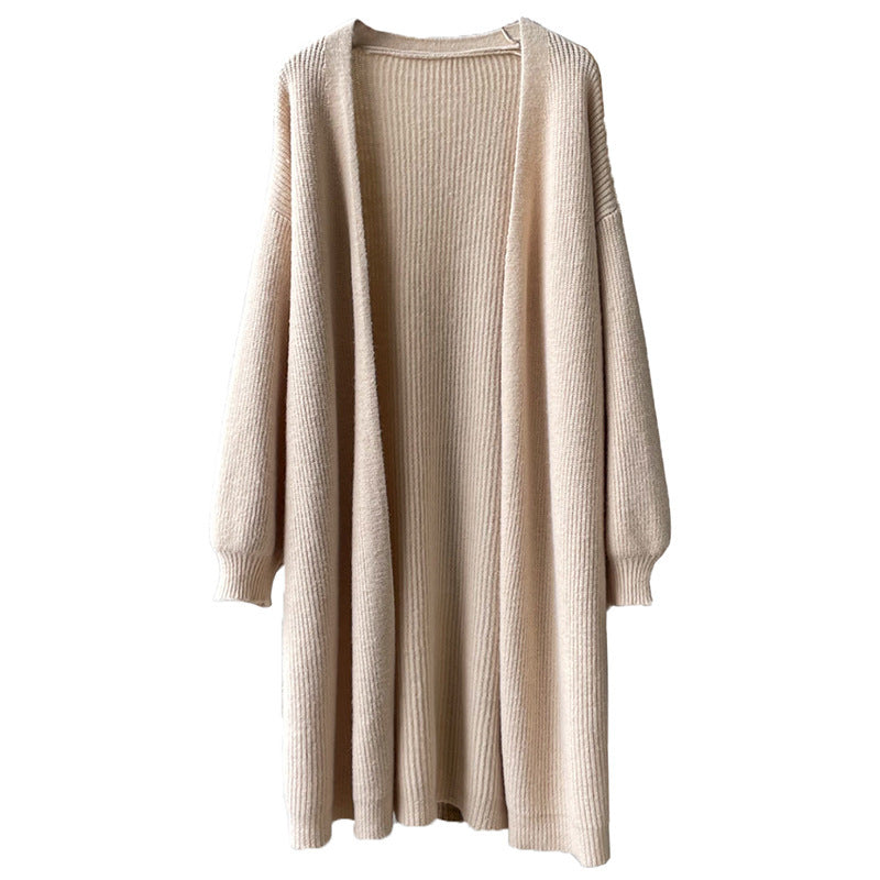 Korean Style Loose Mid-length Lazy Outer Sweater