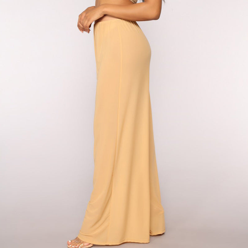 Sheer Mesh Nightclub Wide Leg Pants