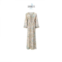 Women's Fashion Loose Multicolor Printing Dress