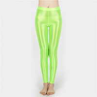 Europe And America Plus Size Ultra-thin Glossy Leggings