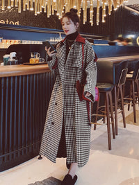 Chidori Women's Middle And High-end Woolen Thick Coat Woolen Coat