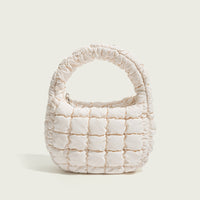 Pleated Bubble Portable Cloud Nylon Shoulder Bag