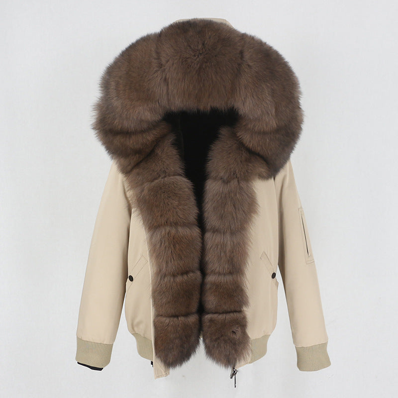 Parka Thick Raccoon Fur Liner Jacket Fur