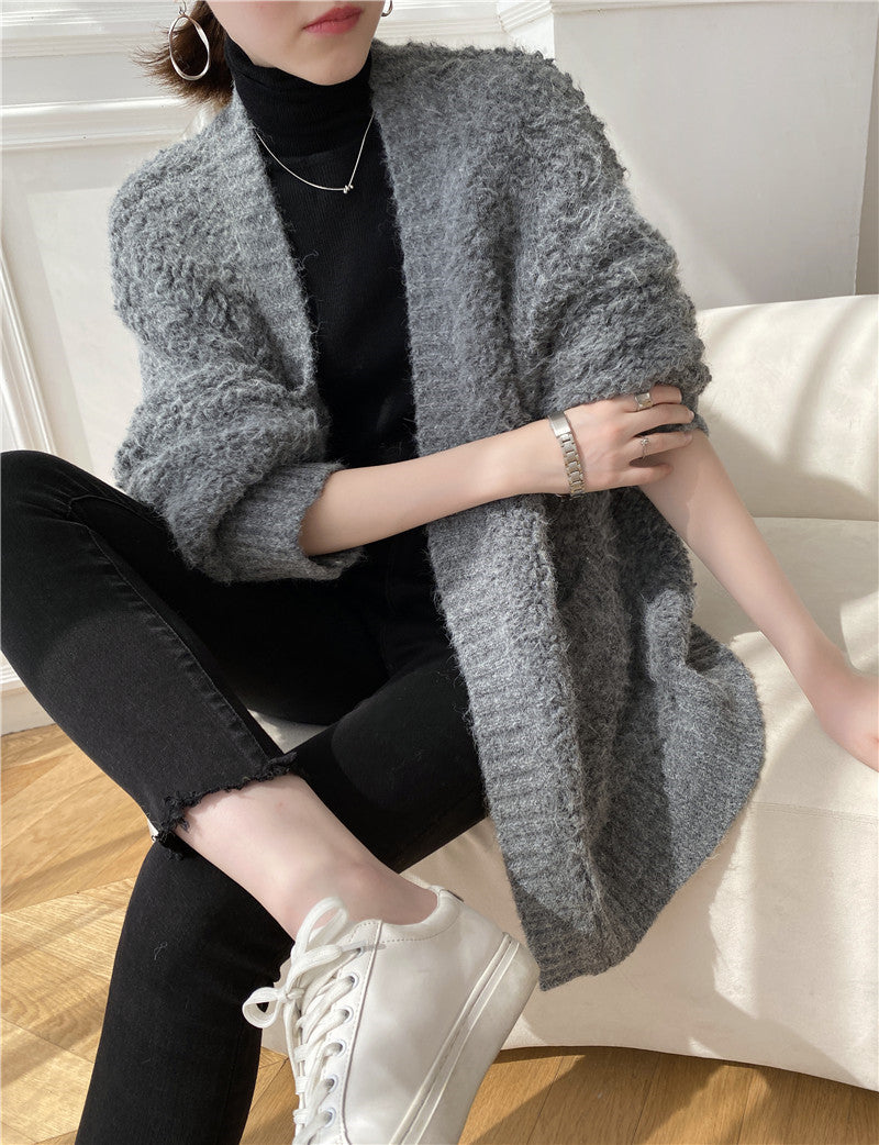 Women's Padded Sweater Cardigan Jacket