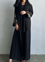 Women's Long-sleeved Cardigan Embroidered Dress