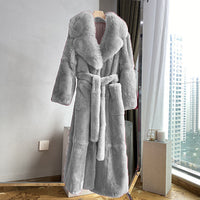 Faux Fur Coat Women's Mid-length Coat Europe And America