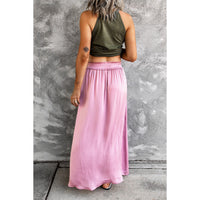 Slit Wide Loose Half-length Skirt