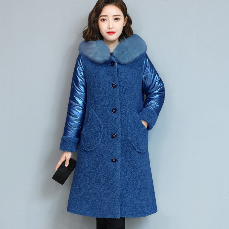 Fashion Particles Chenille Coat Women