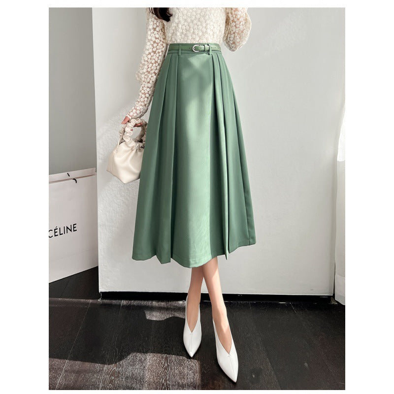 High Waisted A-line Large Swing Skirt