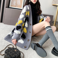 Autumn And Winter Thick Fashion Long Sweater Cardigan