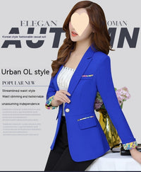 Women's Suit Jacket Long Sleeve Short Korean Style Women's Clothing