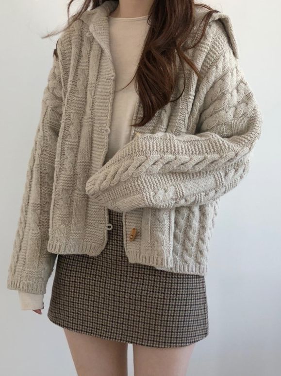 Japanese Loose Lazy Hooded Cardigan Coat