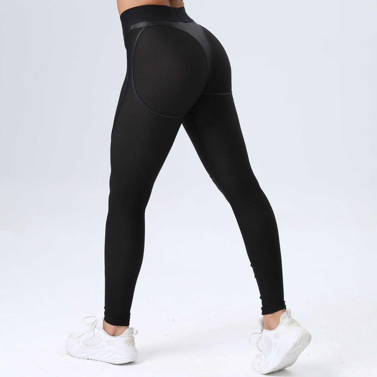 Skinny Yoga Pants Patchwork Sexy Sports Hip-lifting Trousers Fitness