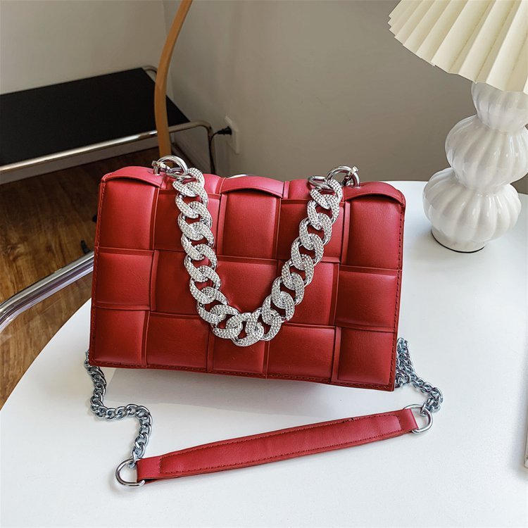 Chain Diagonal Bag Korean Style Wild One Shoulder