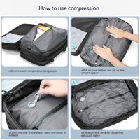 Multi-functional Airbag Backpack Men's Large Capacity