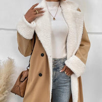 Leisure Commute Woolen Coat For Women