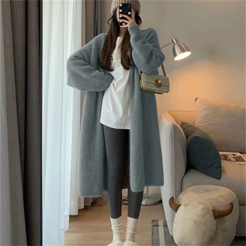 Idle Style Loose Retro Knitted Cardigan Jacket