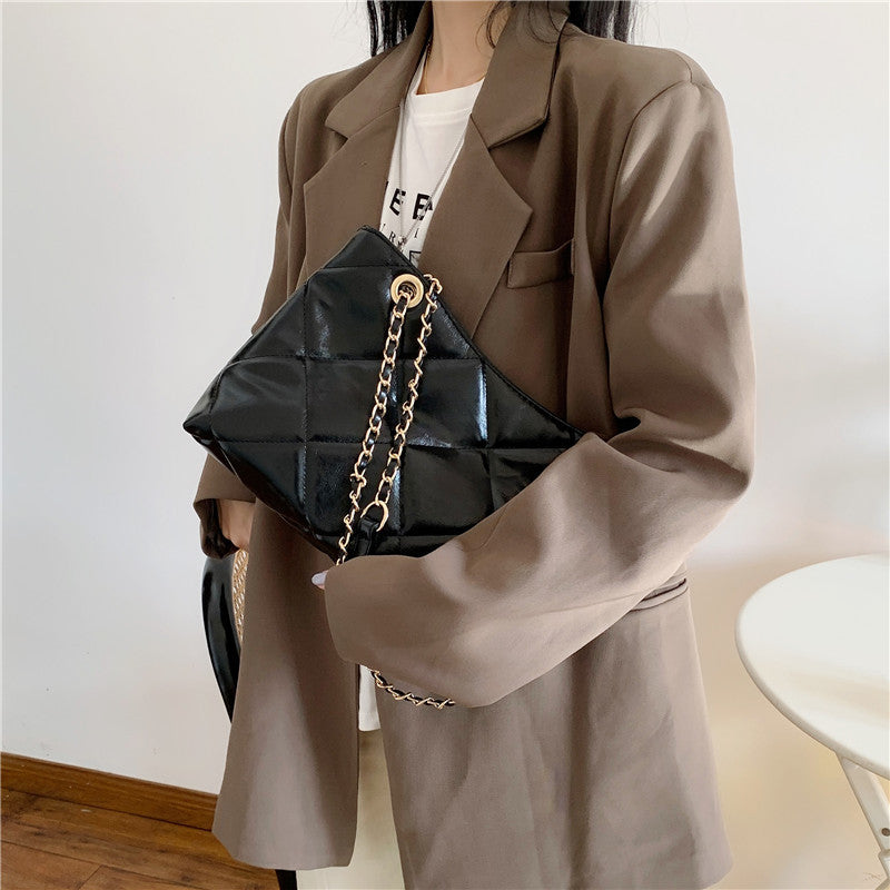 Single Shoulder Ins Simple Casual Handbag